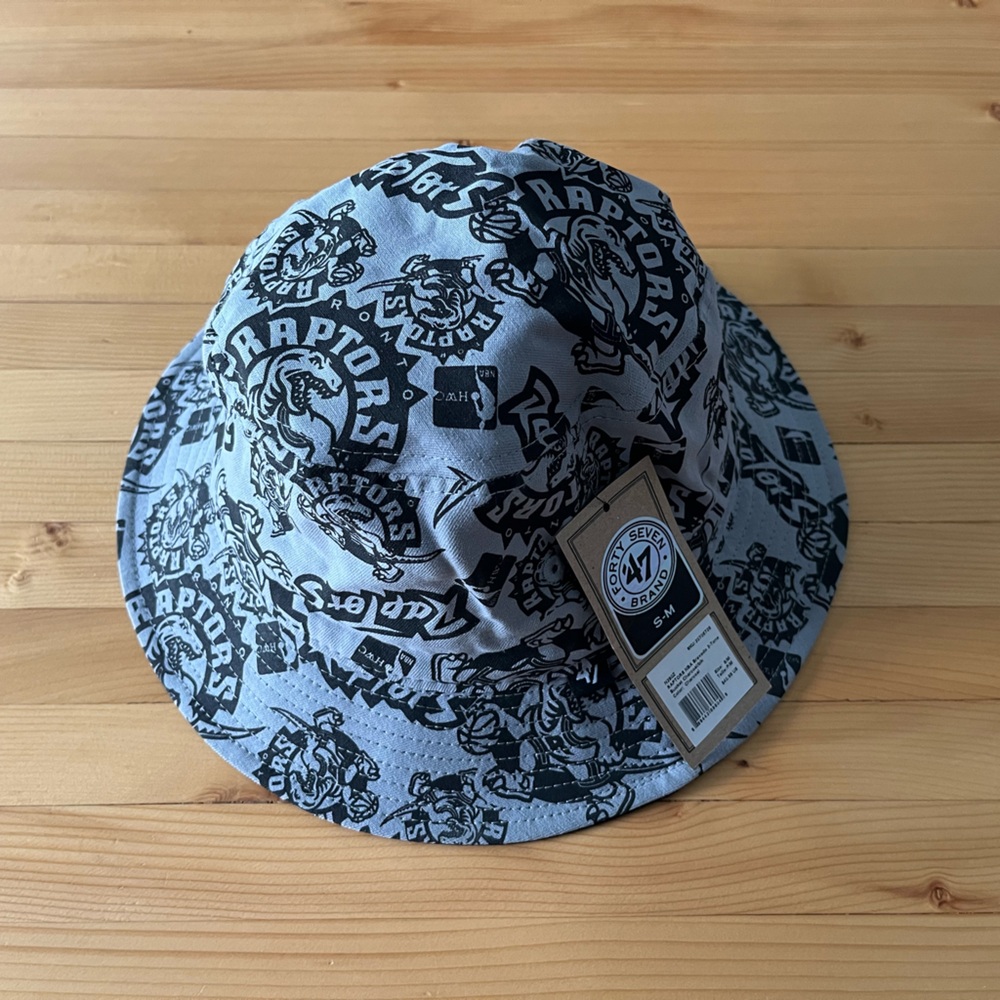 Toronto Raptors 47 Brand Bucket Hat New with Tags Size S/M